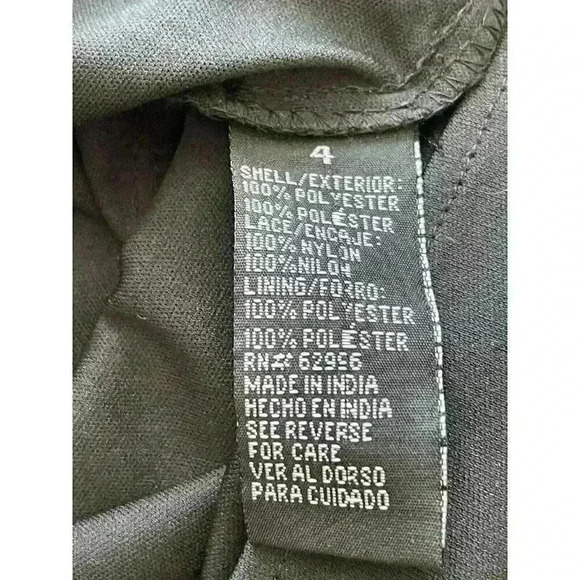 Scarlett Dress Women's Size 4 Lace Shoulder Halter Sheath Wrap Layer - Picture 8 of 9